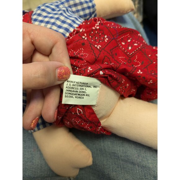 Vintage J S International Farm Pig 1978 Stuffed Animal 16" - Picture 3 of 4